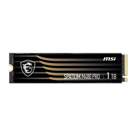 SSD-SOLID STATE DISK M.2(2280) NVME 1000GB(1TB) PCIE4.0X4 MSI S78-440L1G0-P83 SPATIUM M480 PRO READ:7300MB/S-WRITE:6000MB/S