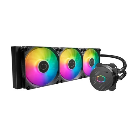 DISS A LIQUIDO COOLER MASTER MLW-D36M-A18PA-R1 MASTERLIQUID 360 CORE II ARGB NERO LGA1851-1700 AM5-AM4 3XFAN 394X119,2X27,2MM