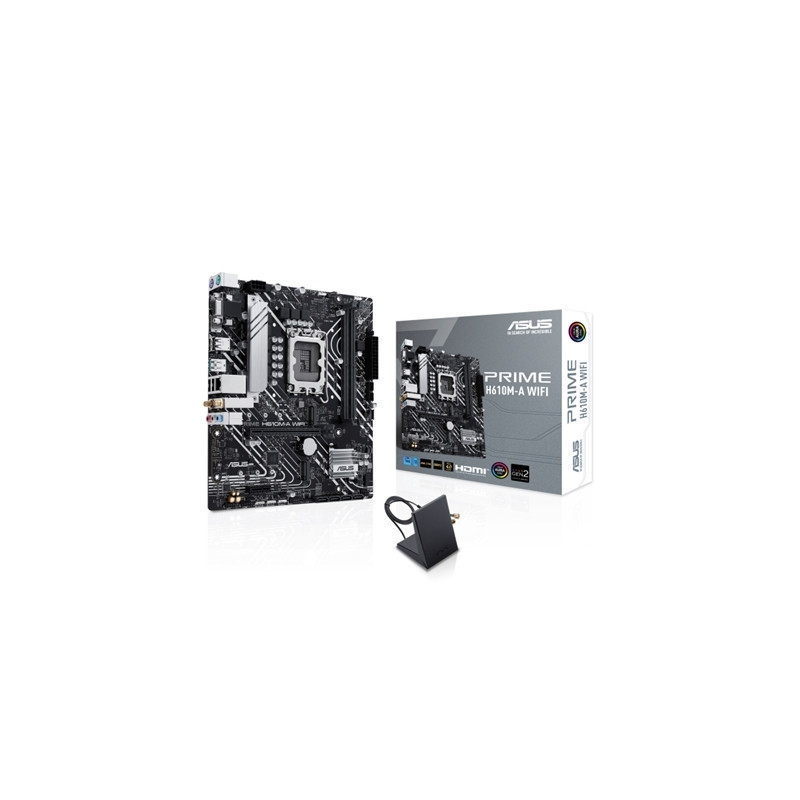 MB ASUS PRIME H610M-A WIFI H610 LGA1700 2DDR5DC-5600 HDMI DP VGA 1XPCIE4.0X16 4XSATA3 M2 GBLAN USB3.2 WIFI MATX 90MB1G00-M0EAY0