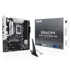 MB ASUS B860M MAX GAMING AX B860 LGA1851 4XDDR5DC-8666(OC) DP 1XPCIE5.0X16 4XSATA3 3XM.2 WIFI6 BT MATX 90MB1JZ0-M0EAY0