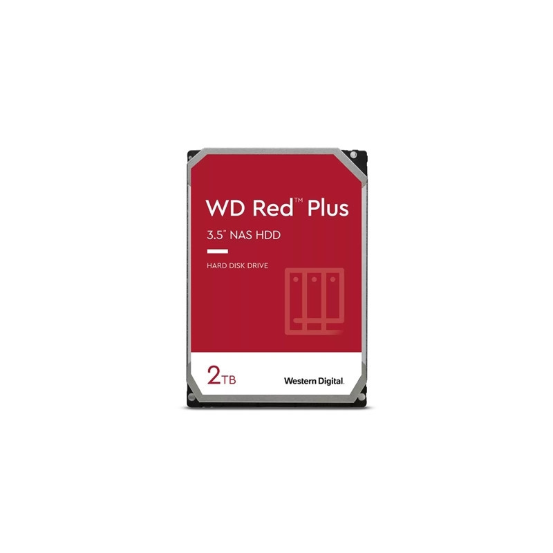 HARD DISK SATA3 3.5" X NAS 2000GB(2TB) WD20EFPX WD RED PLUS 64MB CACHE INTELLIPOWER