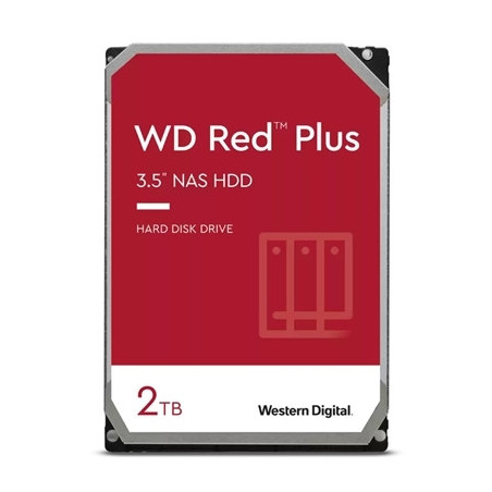 HARD DISK SATA3 3.5" X NAS 2000GB(2TB) WD20EFPX WD RED PLUS 64MB CACHE INTELLIPOWER