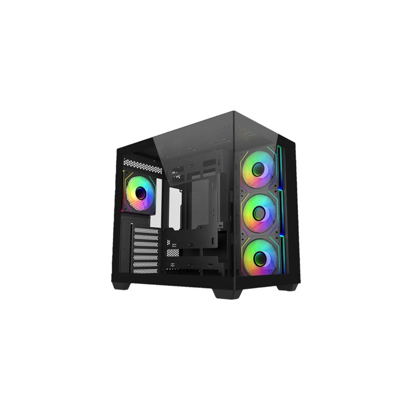 CABINET ATX MIDI TOWER COOLER MASTER E681-KHNN-S00 ELITE 681 BLACK ATX 1X3.5 2X2.5 2XUSB3.0 4X120MM-ARGB NOALIM VETRO LATERALE