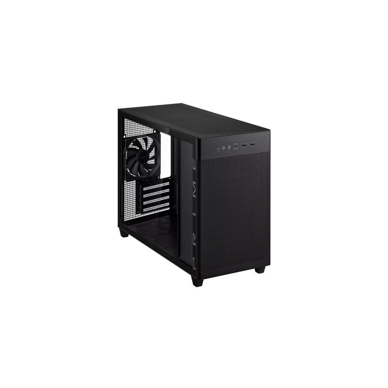 CABINET ATX SMALL TOWER ASUS AP201TG BLACK MICRO-MINIATX 1X2,5 + 3XCOMBO BAY 4XSLOT-ESP. NO-ALIM. VETRO LATERALE 90DC00G0-B39010