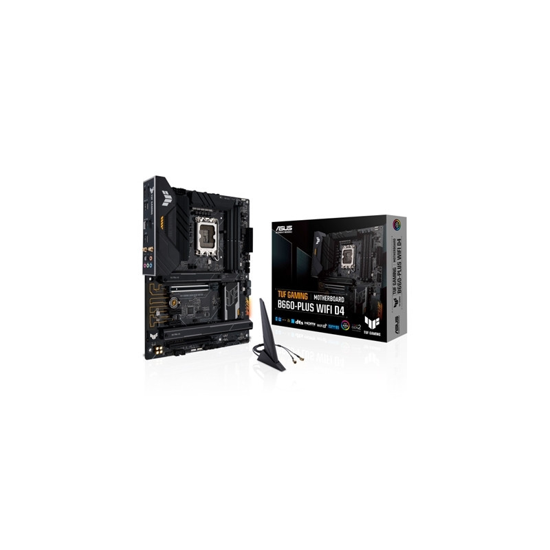 MB ASUS TUF GAMING B660-PLUS WIFI D4 B660 LGA1700 4XDDR4DC-5333OC HDMI DP 1XPCIE5.0X16 4XSATA3R M.2 WIFI ATX 90MB1920-M0EAY0
