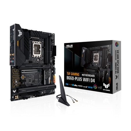 MB ASUS TUF GAMING B660-PLUS WIFI D4 B660 LGA1700 4XDDR4DC-5333OC HDMI DP 1XPCIE5.0X16 4XSATA3R M.2 WIFI ATX 90MB1920-M0EAY0