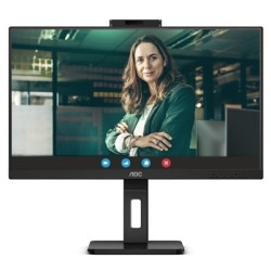 MONITOR AOC LCD IPS LED 27" WIDE FRAMELESS Q27P3CW 4MS MM QHD 1000:1 BLACK REG.ALT. PIVOT HDMI DP USB-C 4XUSB WEBCAM