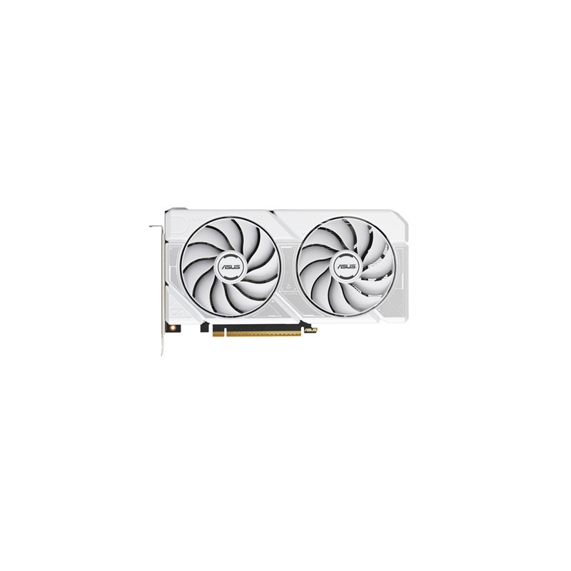 SVGA ASUS DUAL-RTX5060-O8G-WHITE NVIDIA 8GBDDR7 128BIT 2565MHZ-O.C. PCIE5.0 1XHDMI 3XDP 7680X4320 2,5SLOT BIANCA 90YV0N15-M0NA00