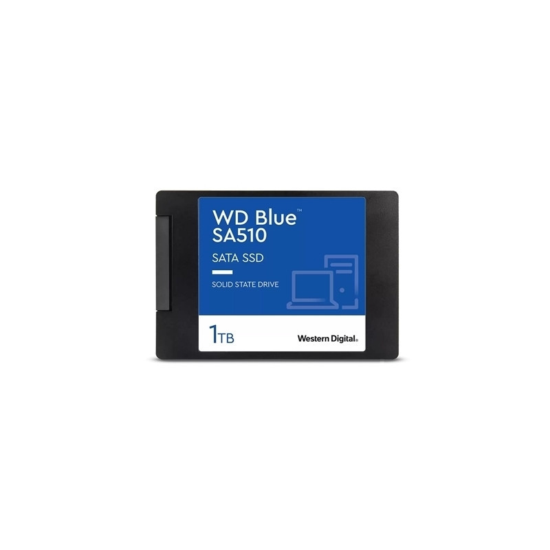 SSD-SOLID STATE DISK 2.5" 1000GB(1TB) SATA3 WD BLUE SA510 WDS100T3B0A READ:560MB/S-WRITE:520MB/S