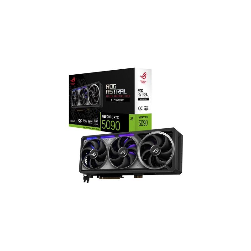 SVGA ASUS ROG-ASTRAL-RTX5090-O32G-BTF-GAMING NVIDIA 32GBDDR7 512BIT 2610MHZ-O.C PCIE5.0 2XHDMI 3XDP HDCP 3,8SL. 90YV0NF0-M0NA00