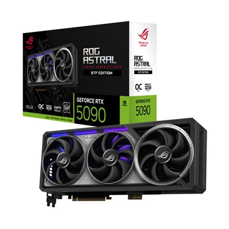 SVGA ASUS ROG-ASTRAL-RTX5090-O32G-BTF-GAMING NVIDIA 32GBDDR7 512BIT 2610MHZ-O.C PCIE5.0 2XHDMI 3XDP HDCP 3,8SL. 90YV0NF0-M0NA00