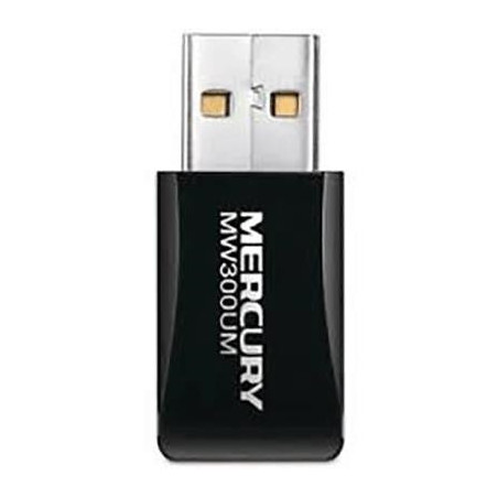 WIRELESS 300M MINI USB MERCUSYS MW300UM 2.4GHZ 802.11BGN- 2T2R-USB2.0 -2 ANTERNE INT.