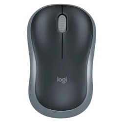 MOUSE LOGITECH RETAIL M185 WIRELESS OTTICO GRIGIO USB P/N 910-002238