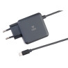 ALIMENTATORE UNIVERSALE ITEK ITNBAWC65 PER NOTEBOOK E DISPOSITIVI USB-C, PD - 65W, TECNOLOGIA GAN, SUPER SLIM