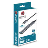 HUB USB3.0 4P ATLANTIS P014-UH313 1P USB3.0 +3P USB2.0 - MINI ALLUMINIO