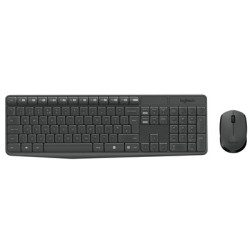 TASTIERA+MOUSE WIRELESS LOGITECH RETAIL MK235
