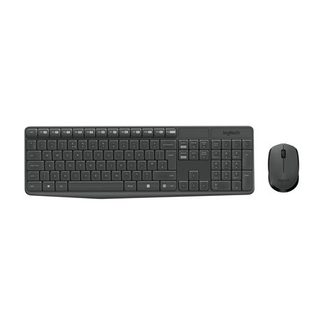 TASTIERA+MOUSE WIRELESS LOGITECH RETAIL MK235