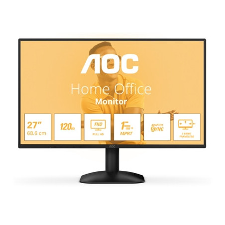 MONITOR AOC LCD IPS 120HZ 27" WIDE FRAMELESS 27B31H 4MS FHD 1500:1 BLACK VGA HDMI VESA