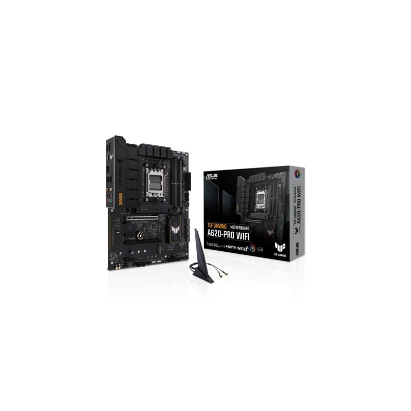 MB ASUS TUF GAMING A620-PRO WIFI AM5 4XDDR5DC-6400O.C. DP HDMI 1XPCIE3.0X16 4XSATA3R M.2 WI-FI6 BT USB3.2 ATX 90MB1FR0-M0EAY0