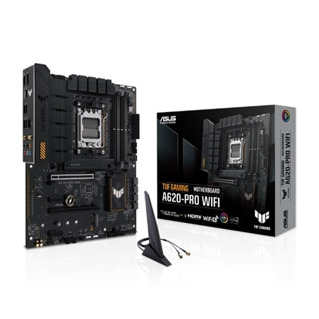 MB ASUS TUF GAMING A620-PRO WIFI AM5 4XDDR5DC-6400O.C. DP HDMI 1XPCIE3.0X16 4XSATA3R M.2 WI-FI6 BT USB3.2 ATX 90MB1FR0-M0EAY0